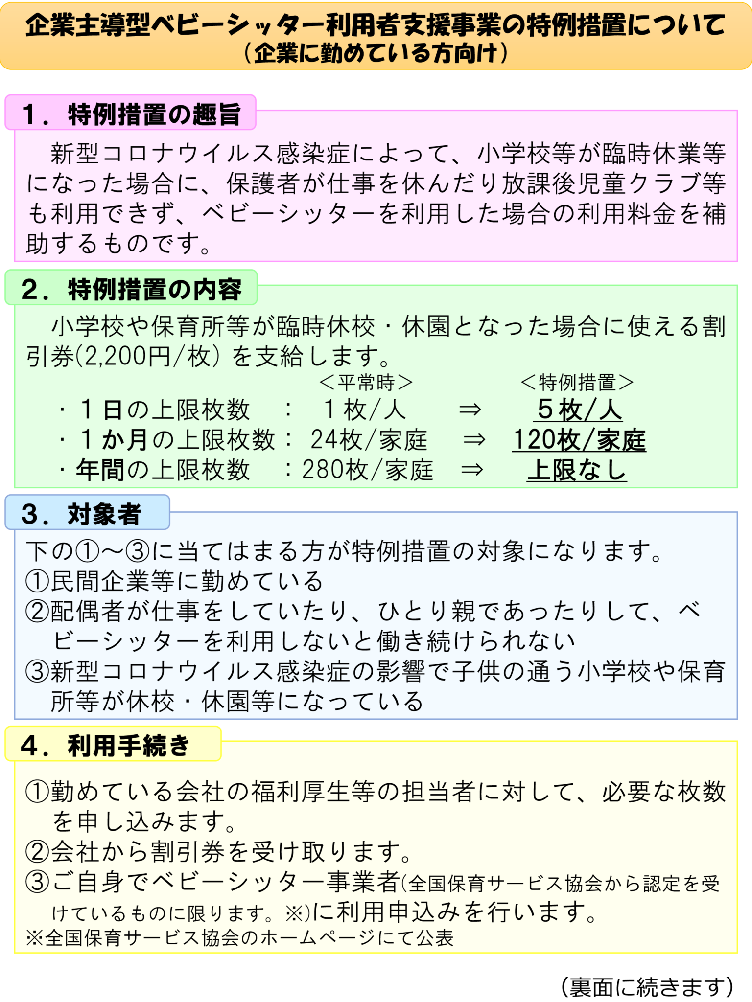 企業主導型ベビーシッター利用者支援事業(内閣府) 常滑商工会議所 企業主導型ベビーシッター利用者支援事業(内閣府) 常滑商工会議所